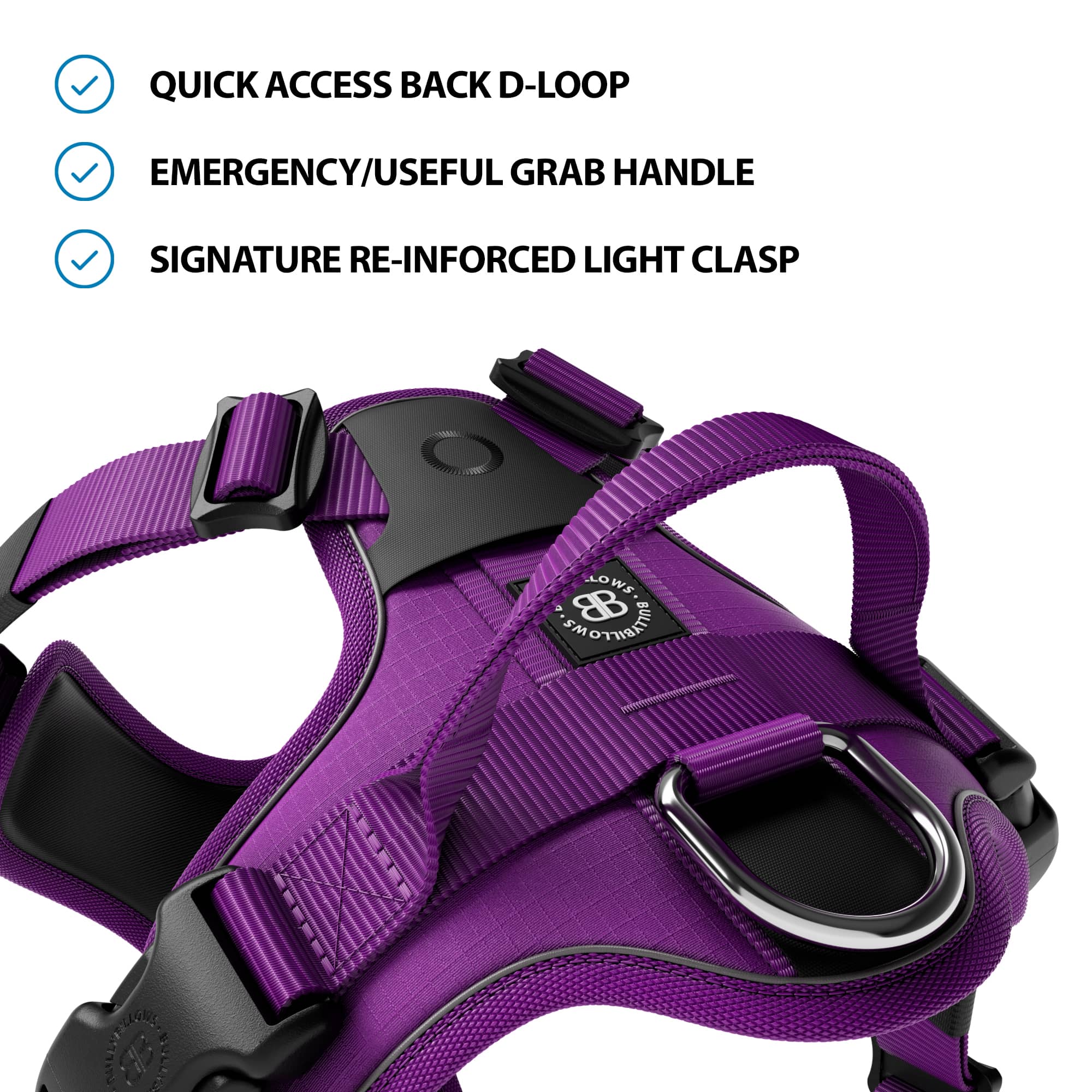 Truelove dog harness outlet purple