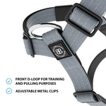 Mini Training Anti Pull TRI-Harness® | Small Breeds - Metal Grey