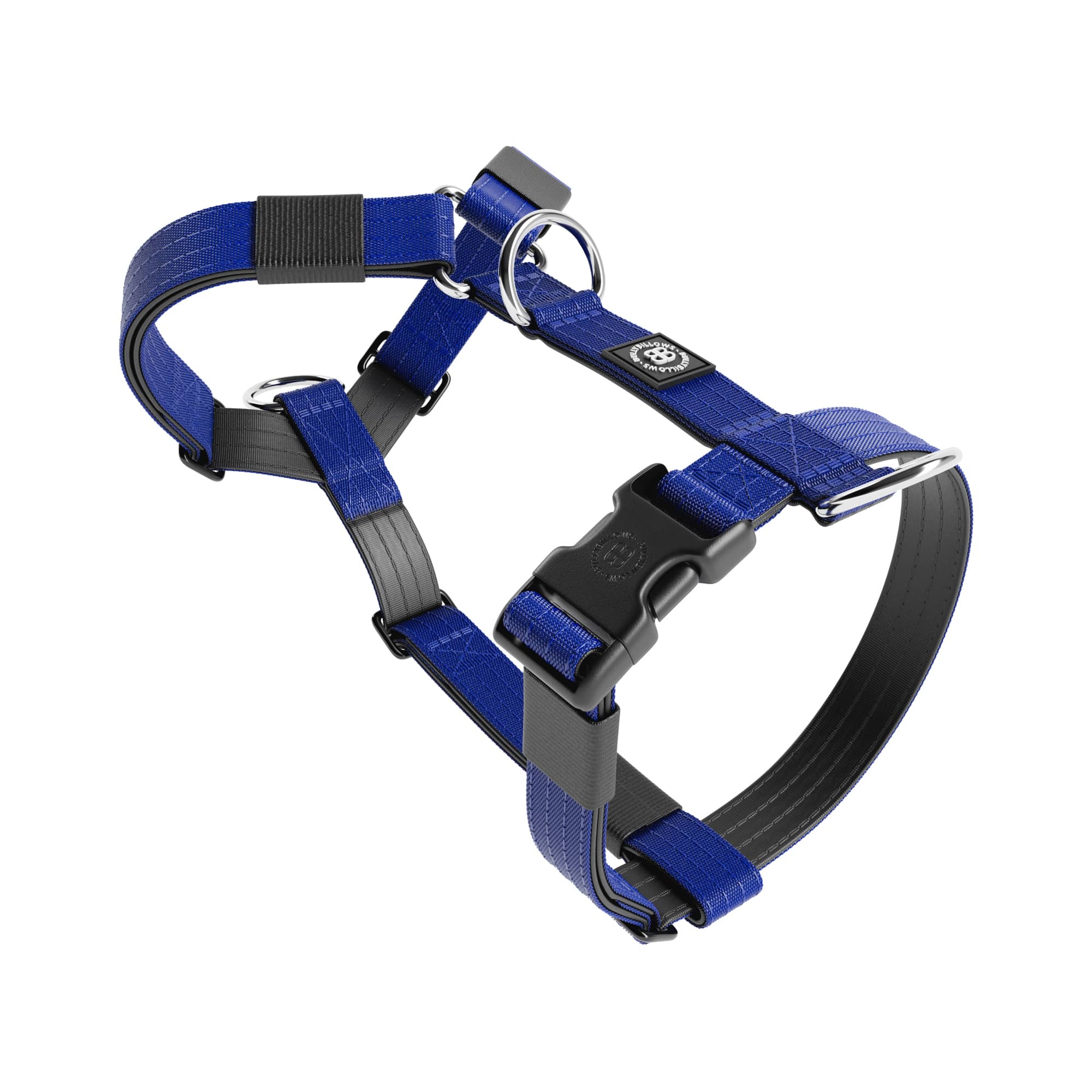 Mini Training Anti Pull TRI Harness Small Breeds Blue BullyBillows