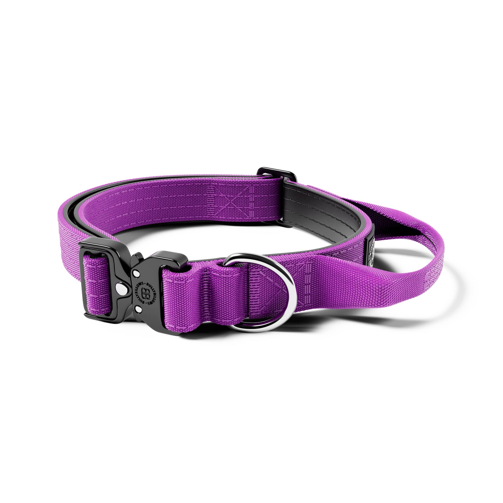 Combat Rope Dog Leash - MATTE PLATINUM - Purple – BullyBillows Europe