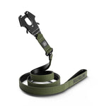 1.4m Swivel Combat Lead | Anti-Tangle & Secure Clip - Khaki