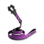 1.4m Swivel Combat Lead | Neoprene Lined, Secure Rated Clip with Soft Handle - Purple