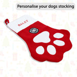 Paw Christmas Stocking - Free Customisation