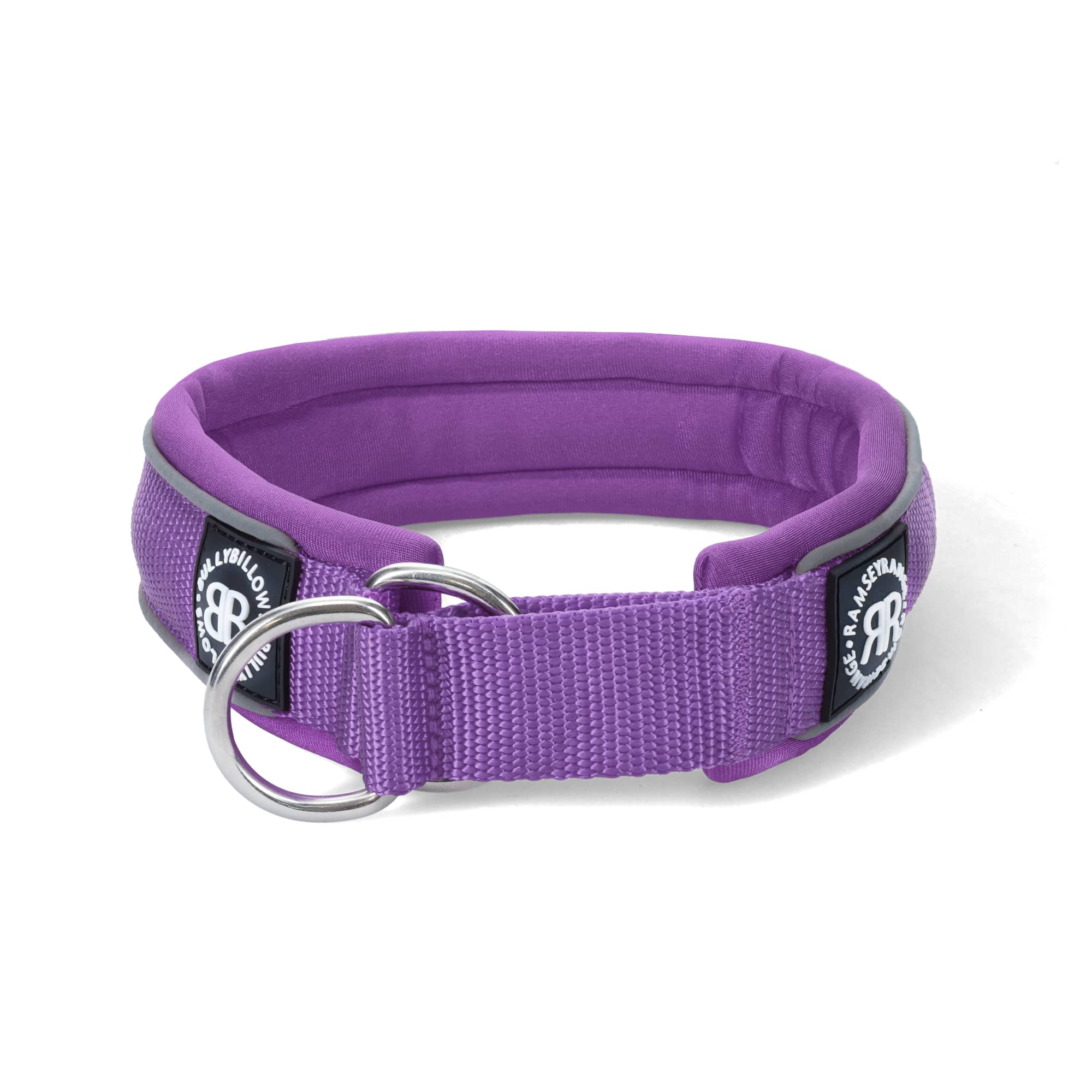 Lilac leather dog outlet collar